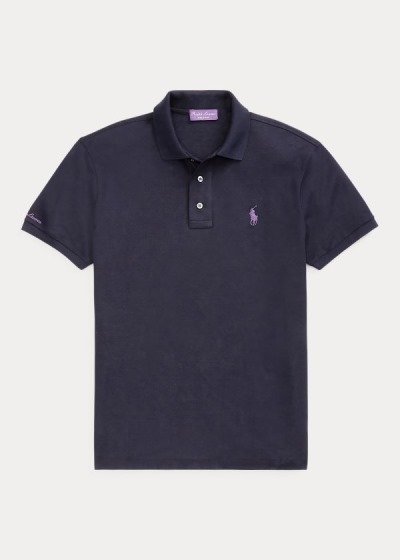 Ralph Lauren Custom Slim Fit Piqué Polo Herre Danmark (DUYNV1938)